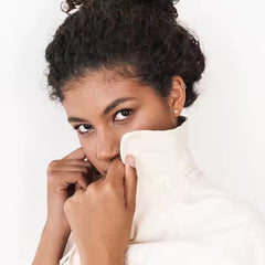 Heart Shaped 925 Silver Baguette Moissanite Stud Earrings