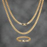 Iced Out Franco Link 925 Sterling Silver Moissanite Chain