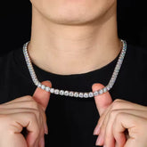 6.5mm VVS Moissanite 925 Sterling Silver Tennis Chain