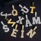 Custom Letter/Number Moissanite Pendant